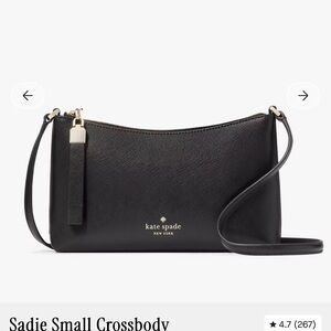 Kate Spade Sadie Black Crossbody Bag